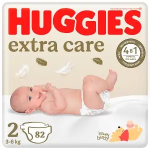 Підгузки для дітей HUGGIES (Хагіс) Elite Soft Extra Care Mega (Еліт софт Мега) 2 від 3 до 6 кг 82 шт Підгузки для дітей HUGGIES (Хагіс) Elite Soft Extra Care Mega (Еліт софт Мега) 2 від 3 до 6 кг 82 шт