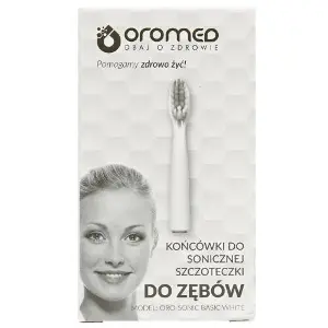 Насадка для зубної щітки Oromed (Оромед) змінна модель ORO-SONIC Basic White Насадка для зубної щітки Oromed (Оромед) змінна модель ORO-SONIC Basic White