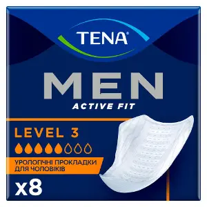 Прокладки урологічні TENA (Тена) Men (Мен) для чоловіків Level 3 16 шт Прокладки урологічні TENA (Тена) Men (Мен) для чоловіків Level 3 16 шт