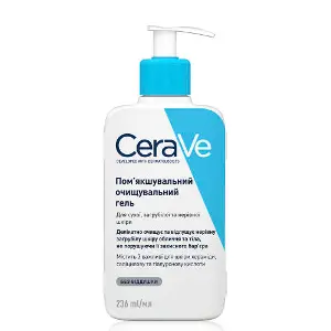 Гель для обличчя і тіла CERAVE (Сераве) для сухої і загрубілої шкіри пом'якшувальний очищуючий 236 мл Гель для обличчя і тіла CERAVE (Сераве) для сухої і загрубілої шкіри пом'якшувальний очищуючий 236 мл
