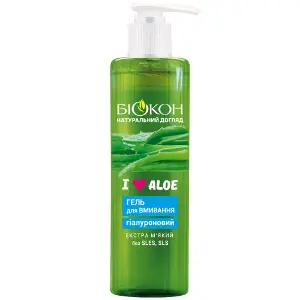 Гель для вмивання БІОКОН I Love Aloe гіалуроновий 200 мл Гель для вмивання БІОКОН I Love Aloe гіалуроновий 200 мл