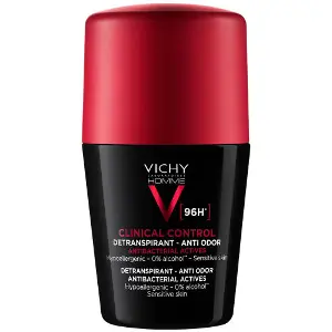 Дезодорант для тіла для чоловіків VICHY (Віши) Ом Клінік Контроль 96 годин захисту 50 мл Дезодорант для тіла для чоловіків VICHY (Віши) Ом Клінік Контроль 96 годин захисту 50 мл