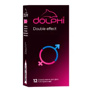 Презервативи латексні DOLPHI (Долфі) Double effect (Дабл ефект) з крапками та ребрами з смазкою з зігріваючим та пролонгуючим ефектом 12 шт Презервативи латексні DOLPHI (Долфі) Double effect (Дабл ефект) з крапками та ребрами з смазкою з зігріваючим та пролонгуючим ефектом 12 шт