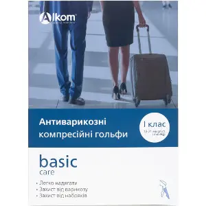 Гольфы компрессионные антиварикозные Торговый Дом Алком модель 00111 закрытый мысок 18-21 мм рт. ст. І класс размер 2 цвет бежевый Гольфы компрессионные антиварикозные Торговый Дом Алком модель 00111 закрытый мысок 18-21 мм рт. ст. І класс размер 2 цвет бежевый
