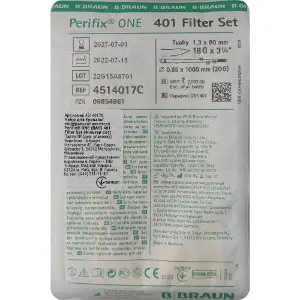 Набір для епідуральної анестезії Perifix (Перифікс) ONE 401 Filter Set 18G REF 4514017C Набір для епідуральної анестезії Perifix (Перифікс) ONE 401 Filter Set 18G REF 4514017C