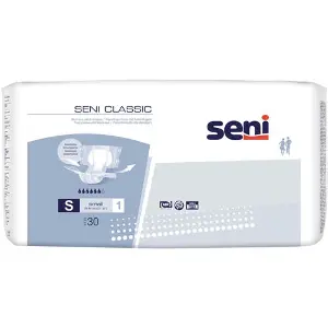 Підгузки для дорослих Seni (Сені) Classic Small (Класік Смол) розмір S/1 30 шт Підгузки для дорослих Seni (Сені) Classic Small (Класік Смол) розмір S/1 30 шт