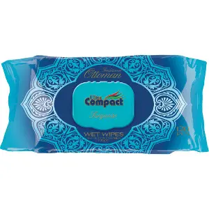 Салфетки влажные ULTRA COMPACT (Ультра компакт) Ottoman бирюзовые с клапаном 120 шт Салфетки влажные ULTRA COMPACT (Ультра компакт) Ottoman бирюзовые с клапаном 120 шт