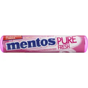 Гумка жувальна MENTOS (Ментос) Тутті-Фрутті 15,75 г Гумка жувальна MENTOS (Ментос) Тутті-Фрутті 15,75 г