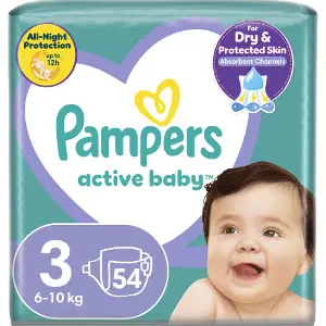 Підгузки для дітей PAMPERS Active Baby Midi (Памперс Актив Бебі Міді) 3 від 6 до 10 кг 54 шт Підгузки для дітей PAMPERS Active Baby Midi (Памперс Актив Бебі Міді) 3 від 6 до 10 кг 54 шт