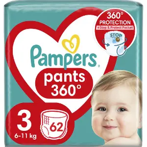 Підгузки-трусики для дітей PAMPERS Pants (Памперс Пантс) Midi (Міді) 3 від 6 до 11 кг упаковка 62 шт Підгузки-трусики для дітей PAMPERS Pants (Памперс Пантс) Midi (Міді) 3 від 6 до 11 кг упаковка 62 шт