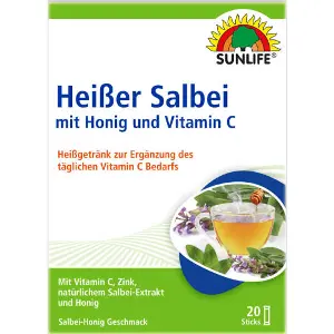 Напиток горячий с витаминами С SUNLIFE (Санлайф) Heiber Salbei mit Honig und Vitamin C стик 20 шт Напиток горячий с витаминами С SUNLIFE (Санлайф) Heiber Salbei mit Honig und Vitamin C стик 20 шт