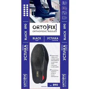 Устілка-супінатор лікувально-профілактична ORTOFIX (Ортофікс) артикул 890 Блек розмір 37 Устілка-супінатор лікувально-профілактична ORTOFIX (Ортофікс) артикул 890 Блек розмір 37