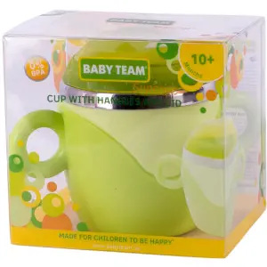 Чашка дитяча BABY TEAM (Бебі Тім) артикул 6091 з кришкою та ручками з нержавіючої сталі з 10-ти місяців Чашка дитяча BABY TEAM (Бебі Тім) артикул 6091 з кришкою та ручками з нержавіючої сталі з 10-ти місяців