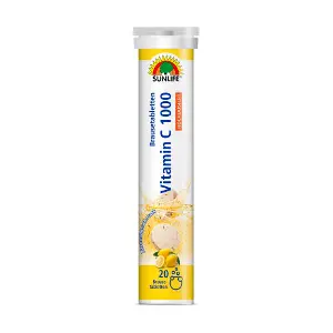 Вітаміни SUNLIFE (Санлайф) Vitamin C Вітамін С 1000 таблетки шипучі упаковка 20 шт Вітаміни SUNLIFE (Санлайф) Vitamin C Вітамін С 1000 таблетки шипучі упаковка 20 шт