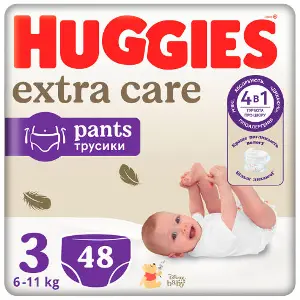 Підгузки-трусики для дітей HUGGIES (Хагіс) Pants (Пентс) 3 Elite Soft/Extra Care Mega от 6 від 11 кг 48 шт Підгузки-трусики для дітей HUGGIES (Хагіс) Pants (Пентс) 3 Elite Soft/Extra Care Mega от 6 від 11 кг 48 шт