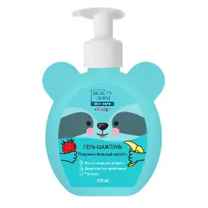 Гель-шампунь для купання Beauty Derm (Бьюті дерм) Kids дитячий 2 в 1 з полунично-банановим ароматом 300 мл Гель-шампунь для купання Beauty Derm (Бьюті дерм) Kids дитячий 2 в 1 з полунично-банановим ароматом 300 мл