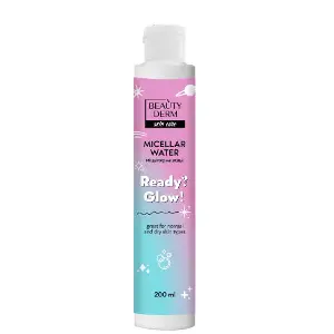 Вода міцелярна Beauty Derm (Бьюті дерм) Ready?Glow! для зняття макіяжа 200 мл Вода міцелярна Beauty Derm (Бьюті дерм) Ready?Glow! для зняття макіяжа 200 мл