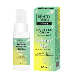 Крем для обличчя Beauty Derm (Бьюті дерм) матуючий Sebum?No! 50 мл Крем для обличчя Beauty Derm (Бьюті дерм) матуючий Sebum?No! 50 мл