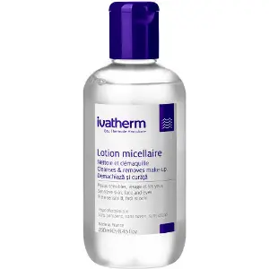 Лосьон для лица IVATHERM (Иватерм) мицеллярный для снятия макияжа и очищения кожи 250 мл Лосьон для лица IVATHERM (Иватерм) мицеллярный для снятия макияжа и очищения кожи 250 мл