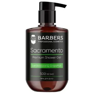 Гель для душу BARBERS (Барберс) Sacramento для чоловіків 500 мл Гель для душу BARBERS (Барберс) Sacramento для чоловіків 500 мл