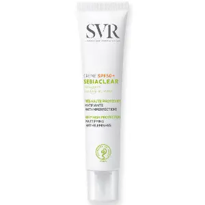 Крем для обличчя SVR (Свр) Себіаклер сонцезахисний SPF 50+ для жирної шкіри з недоліками матуючий 40 мл Крем для обличчя SVR (Свр) Себіаклер сонцезахисний SPF 50+ для жирної шкіри з недоліками матуючий 40 мл