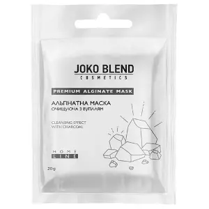 Маска для лица JOKO BLEND (Джоко Бленд) альгинатная очищающая с углем 20 г Маска для лица JOKO BLEND (Джоко Бленд) альгинатная очищающая с углем 20 г