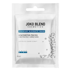 Маска для обличчя JOKO BLEND (Джоко Бленд) альгінатна з екстрактом чорної ікри 20 г Маска для обличчя JOKO BLEND (Джоко Бленд) альгінатна з екстрактом чорної ікри 20 г