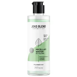 Вода мицеллярная JOKO BLEND (Джоко Бленд) с зеленым чаем для жирной кожи 200 мл Вода мицеллярная JOKO BLEND (Джоко Бленд) с зеленым чаем для жирной кожи 200 мл