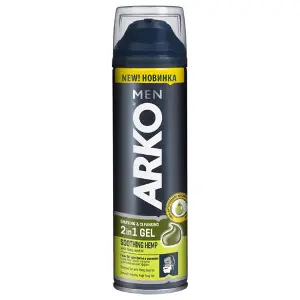 Гель для бритья ARKO Men (Арко мэн) с маслом конопли 2 в 1 200 мл Гель для бритья ARKO Men (Арко мэн) с маслом конопли 2 в 1 200 мл