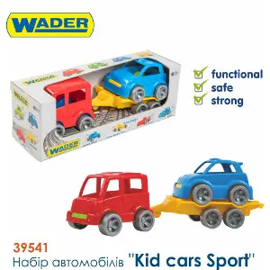 Набір ігровий WADER (Вадер) 39541 Авто Kid cars Sport автобус + гольф Набір ігровий WADER (Вадер) 39541 Авто Kid cars Sport автобус + гольф