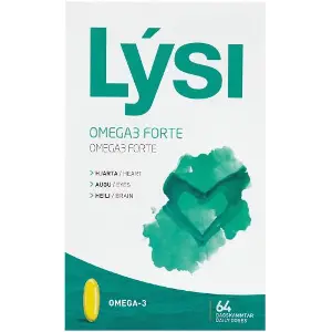 Омега-3 (рыбий жир) LYSI (Лиси) Форте капсулы по 1000 мг 4 блистера по 16 шт Омега-3 (рыбий жир) LYSI (Лиси) Форте капсулы по 1000 мг 4 блистера по 16 шт