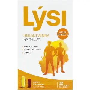 Омега-3 (риб'ячий жир) LYSI (Лісі) Health duet з мультивітамінами капсули 4 блістера по 16 шт Омега-3 (риб'ячий жир) LYSI (Лісі) Health duet з мультивітамінами капсули 4 блістера по 16 шт