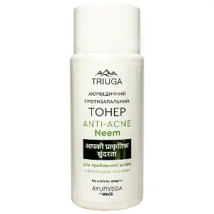 Тонер для обличчя TRIUGA (Тріюга) Anti-Acne аюрведичний протизапальний для проблемної шкіри Neem 200 мл Тонер для обличчя TRIUGA (Тріюга) Anti-Acne аюрведичний протизапальний для проблемної шкіри Neem 200 мл