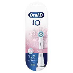 Насадки для електричної зубної щітки змінні ORAL-B (Орал-бі) IO Ніжний догляд RB 2 шт Насадки для електричної зубної щітки змінні ORAL-B (Орал-бі) IO Ніжний догляд RB 2 шт