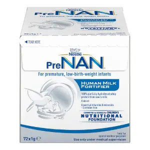 Суміш суха NESTLE (Нестле) PreNAN збагачувач грудного молока для підтримки росту недоношених і дітей народжених із низькою масою тіла по 1 г 72 шт Суміш суха NESTLE (Нестле) PreNAN збагачувач грудного молока для підтримки росту недоношених і дітей народжених із низькою масою тіла по 1 г 72 шт
