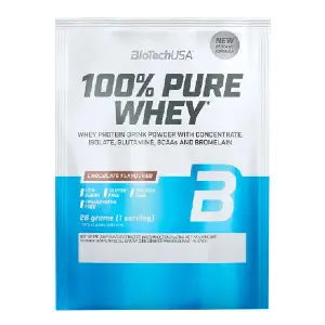 Протеїн для спортсменів BiotechUSA (Байотек) 100% Pure Whey Chocolate 28 г Протеїн для спортсменів BiotechUSA (Байотек) 100% Pure Whey Chocolate 28 г