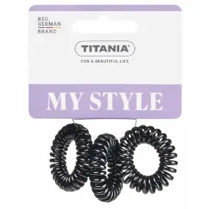 Защіпка для волосся TITANIA (Титанія) пластмасова чорна артикул 7914 3 шт Защіпка для волосся TITANIA (Титанія) пластмасова чорна артикул 7914 3 шт