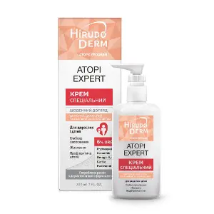 Крем для тела HIRUDO DERM (Гирудо дерм) Atopic Program (Атопик Программ) специальный для сухой, очень сухой и склонной к атопии кожи 200 мл Крем для тела HIRUDO DERM (Гирудо дерм) Atopic Program (Атопик Программ) специальный для сухой, очень сухой и склонной к атопии кожи 200 мл