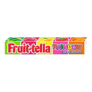 Цукерки жувальні веганські FRUIT-TELLA (Фрутелла) Веселка 41 г Цукерки жувальні веганські FRUIT-TELLA (Фрутелла) Веселка 41 г