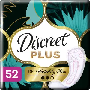 Прокладки ежедневные DISCREET (Дискрит) ZonePlus Deo Water Lily Triple (Зоунплюс део вотер лил трипл) гигиенические женские 52 шт Прокладки ежедневные DISCREET (Дискрит) ZonePlus Deo Water Lily Triple (Зоунплюс део вотер лил трипл) гигиенические женские 52 шт