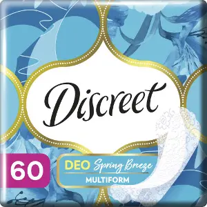 Прокладки щоденні DISCREET (Діскріт) Deo Spring Breeze Multiform Triple (Део спрінг бріз мультиформ) гігієнічні жіночі 60 шт Прокладки щоденні DISCREET (Діскріт) Deo Spring Breeze Multiform Triple (Део спрінг бріз мультиформ) гігієнічні жіночі 60 шт