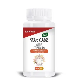 Масло тыквы в капсулах DR.OIL (Доктор Ойл) флакон 60 шт Масло тыквы в капсулах DR.OIL (Доктор Ойл) флакон 60 шт