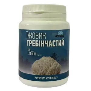 Їжовик гребінчастий капсули по 450 мг флакон 60 шт Їжовик гребінчастий капсули по 450 мг флакон 60 шт