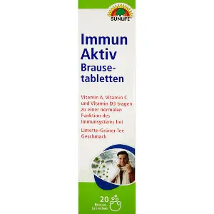 Витамины SUNLIFE (Санлайф) Immun Aktiv Иммун Актив для укрепления иммунитета таблетки шипучие туба 20 шт Витамины SUNLIFE (Санлайф) Immun Aktiv Иммун Актив для укрепления иммунитета таблетки шипучие туба 20 шт