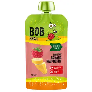 Пюре фруктове Bob Snail (Боб Снеіл) Равлик Боб Смузі Банан-малина 120 г Пюре фруктове Bob Snail (Боб Снеіл) Равлик Боб Смузі Банан-малина 120 г