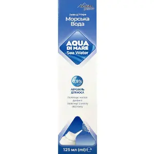 Аква Ді Маре морська вода аерозоль розчин ізотонічний 0,9 % флакон 125 мл Solution Pharm Аква Ді Маре морська вода аерозоль розчин ізотонічний 0,9 % флакон 125 мл Solution Pharm