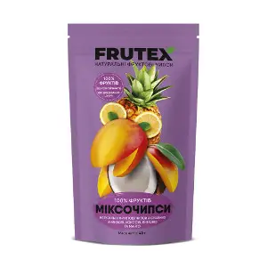 Чипси фруктові FRUTEX (Фрутекс) Міксочипси 4 смаки 40 г Чипси фруктові FRUTEX (Фрутекс) Міксочипси 4 смаки 40 г