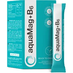 AquaMag+B6 (Аквамаг+В6) розчин для нормалізації роботи м'язів та функціонування нервової системи в саше 10 шт AquaMag+B6 (Аквамаг+В6) розчин для нормалізації роботи м'язів та функціонування нервової системи в саше 10 шт