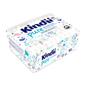 Ватные палочки KINDII (Кинди) Pure детские коробка 60 шт Ватные палочки KINDII (Кинди) Pure детские коробка 60 шт