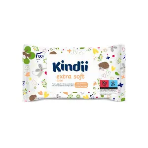 Салфетки влажные KINDII (Кинди) Extra Soft детские 60 шт Салфетки влажные KINDII (Кинди) Extra Soft детские 60 шт